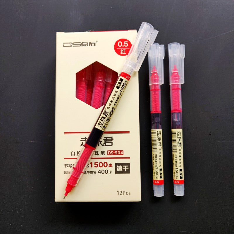 Stylo gel à bille Dianshi Rollerball, encre liquide à séchage rapide