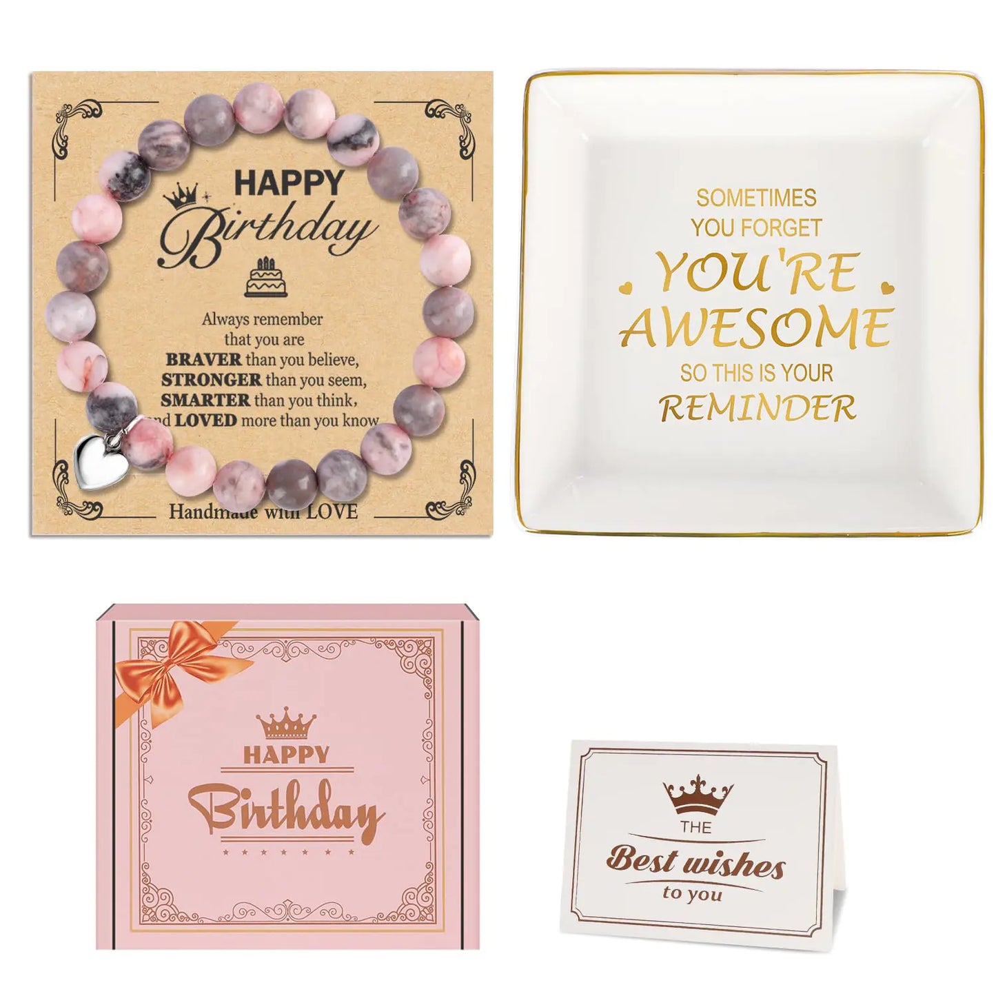 Birthday Gift Box for Women | Bracelet & Jewelry Dish