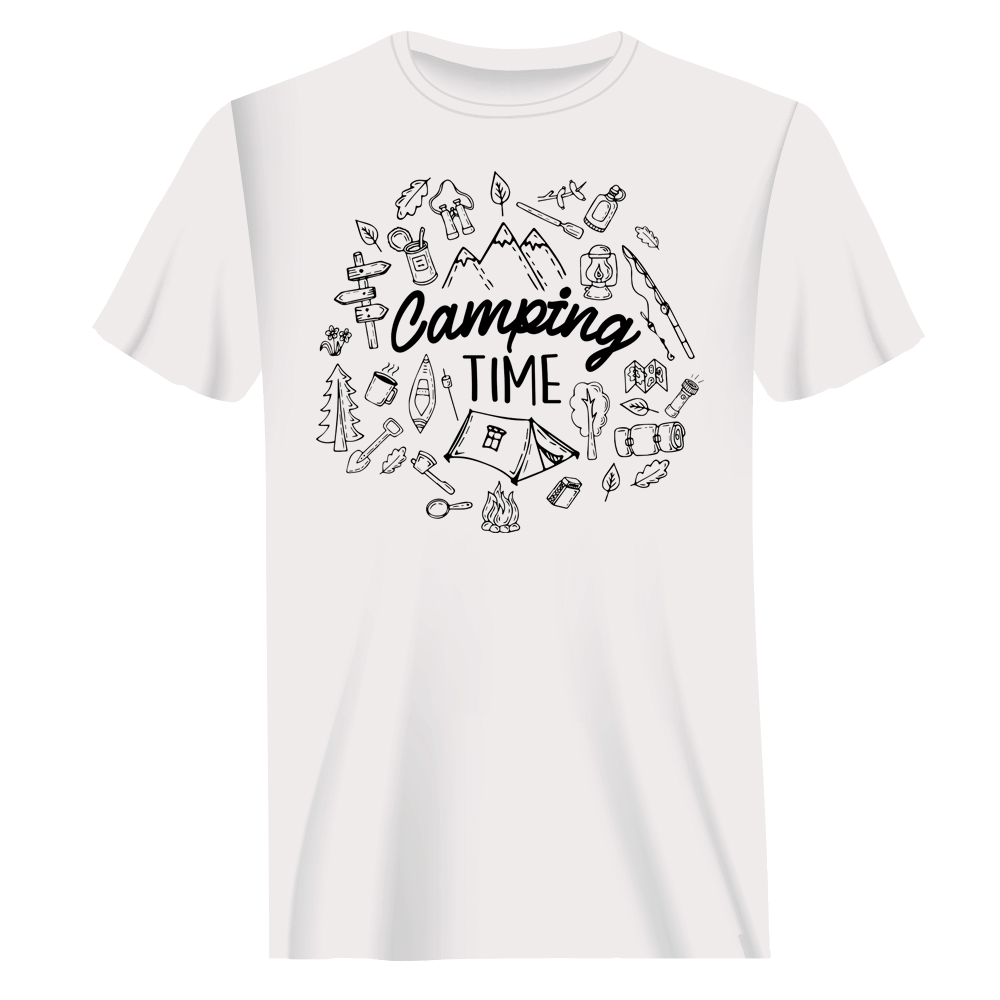 T-shirt homme Éléments de camping