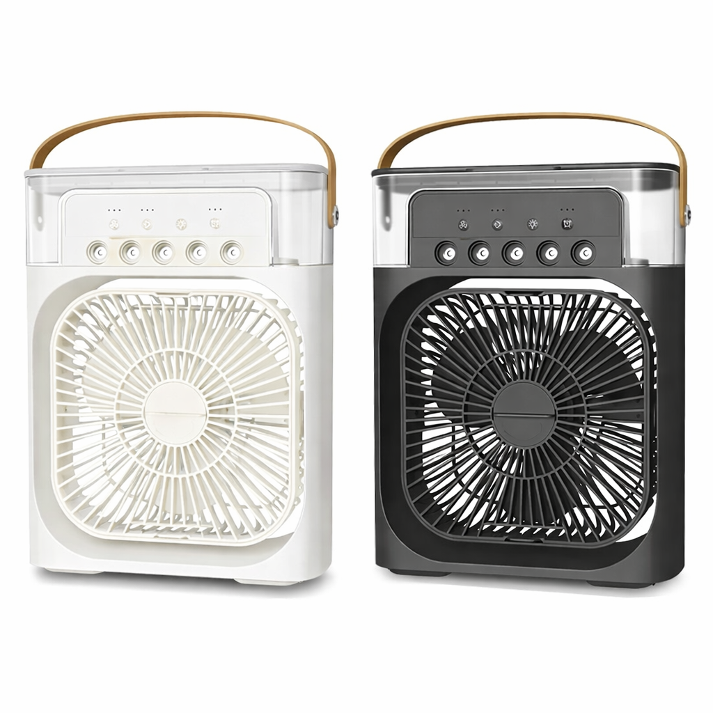 Compact Air Cooler | 3-in-1 Evaporative Cooler Fan with Adjustable Speeds | USB Powered for Personal Comfort