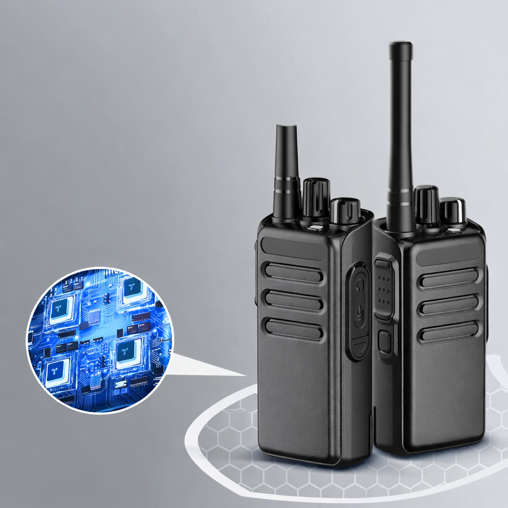 Mini Walkie Talkie Long Range Two Way Radio UHF Portable Handheld Radios