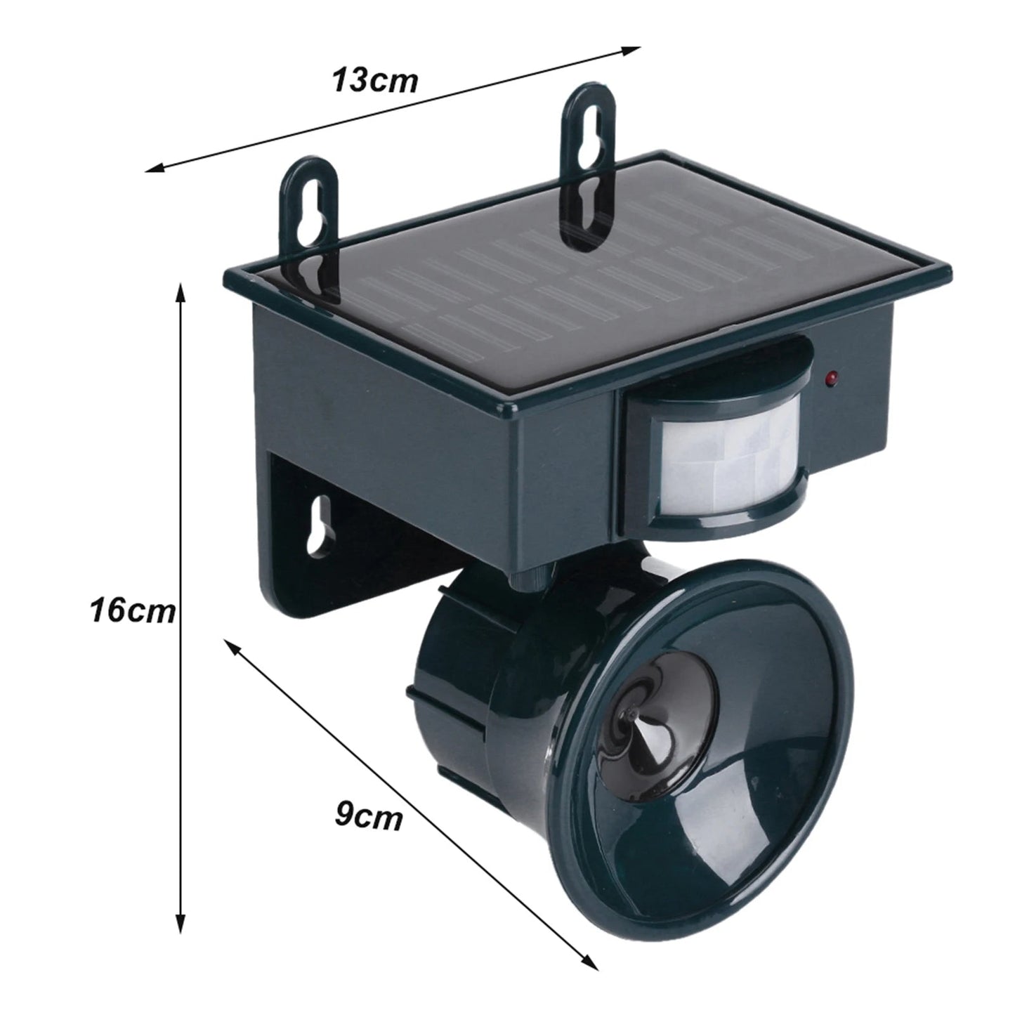 Solar Powered Bird Repeller Motion Sensor Ultrasonic Bird Deterrent