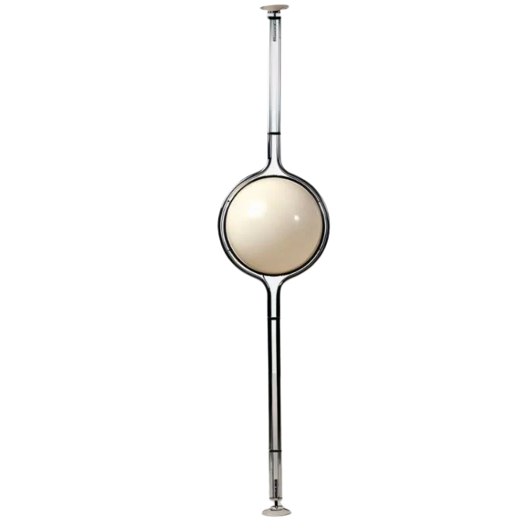 Modern Globe Standing Lamp Floor to Ceiling Home Decor Light