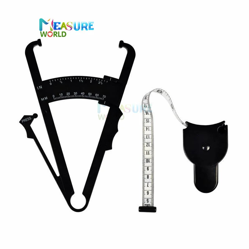 Body Fat Caliper with Measuring Tape | Body Fat Tester and Measurement Tool