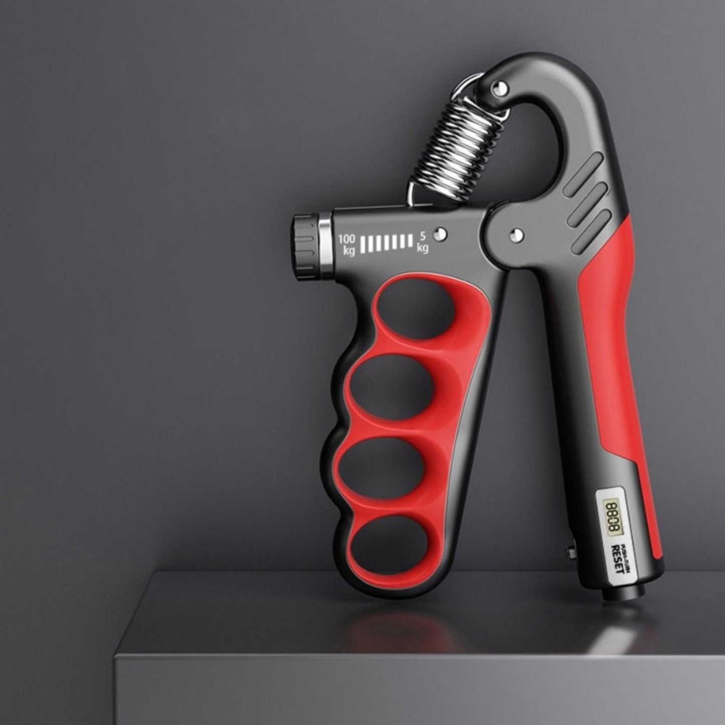 Adjustable Grip Strengthener with Digital Counter Hand Rehab Trainer