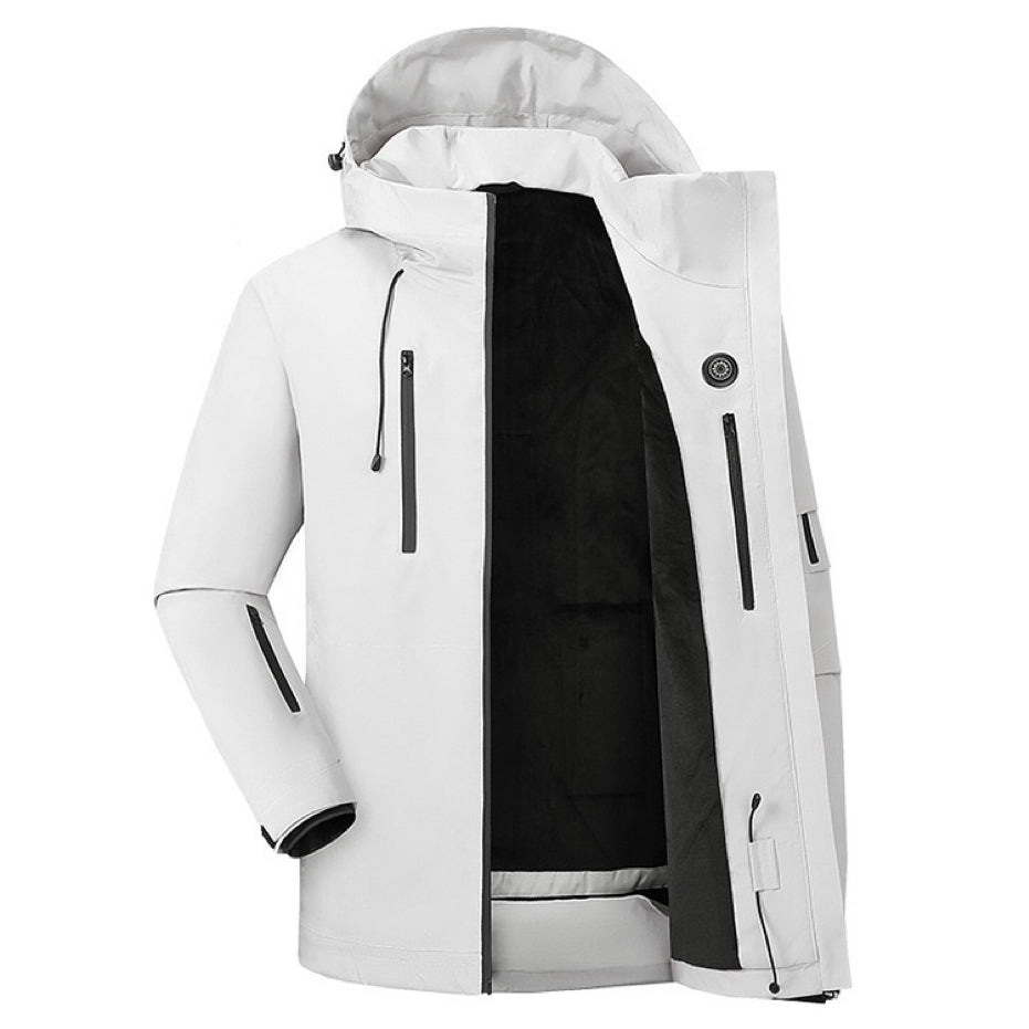 LITEGUEST 5-Zone Waterproof Heated Ski Jacket | USB Winter Coat