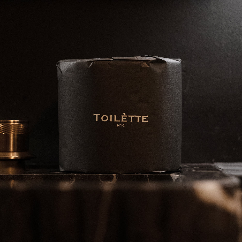 Toilètte Ultra Soft Black & White 100% Bamboo Toilet Paper – Tree-Free, PFAS-Free French-Style Hygienic Eco Rolls for Modern Sustainable Homes