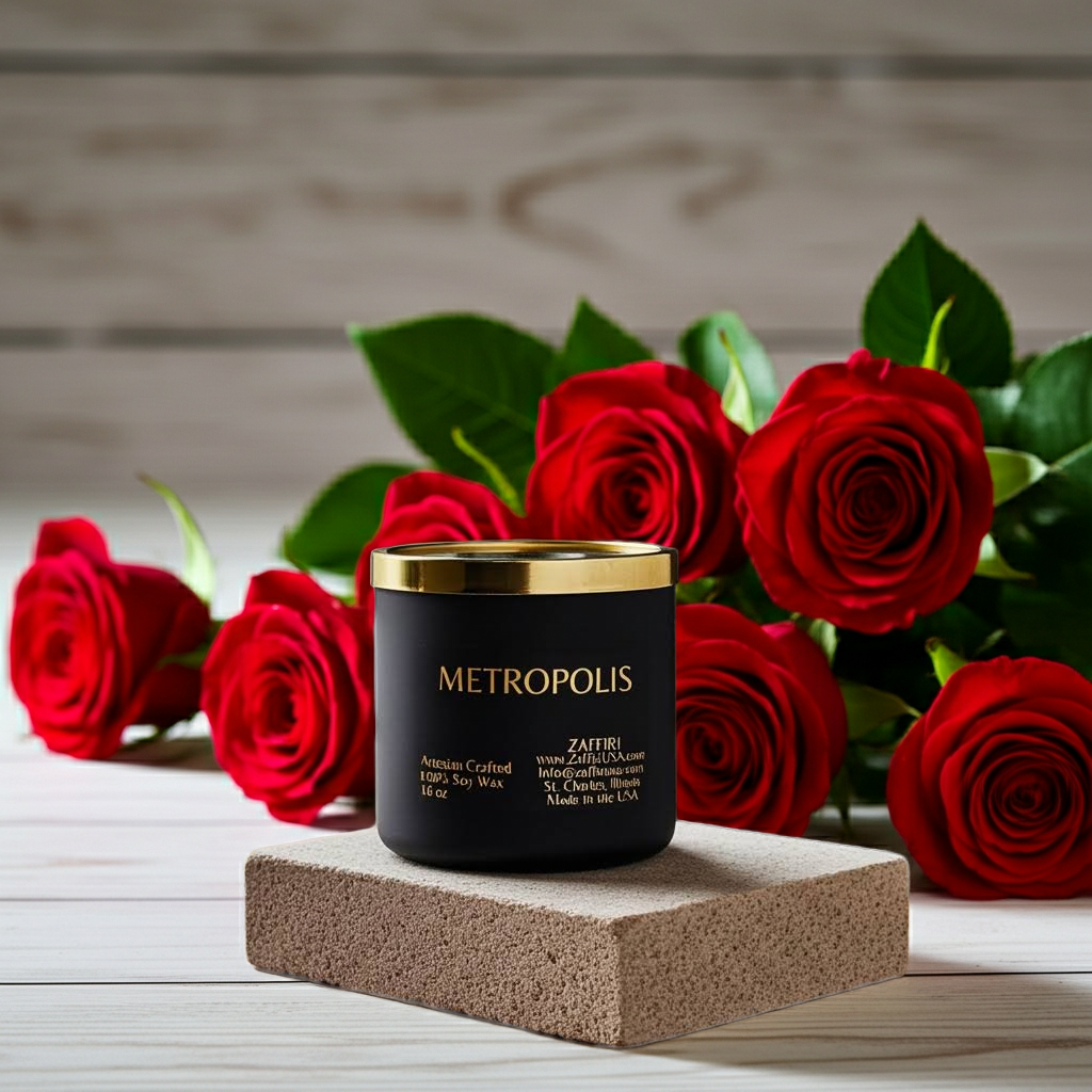 Metropolis | 16oz Soy Wax Candle - Fragrance by ZAFFIRI