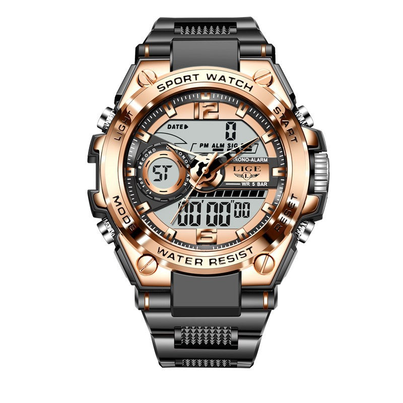 Dual Display Quartz Fashion Sports Watch – Advanced Electronic