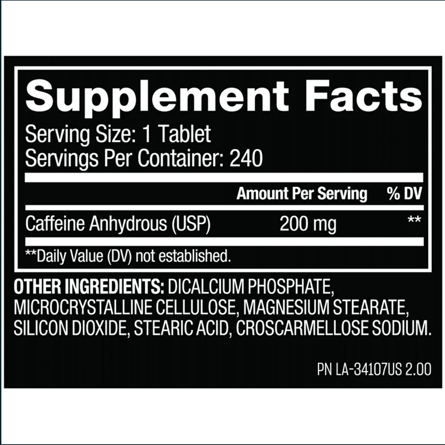 Mutant Caffeine, 240 tablets