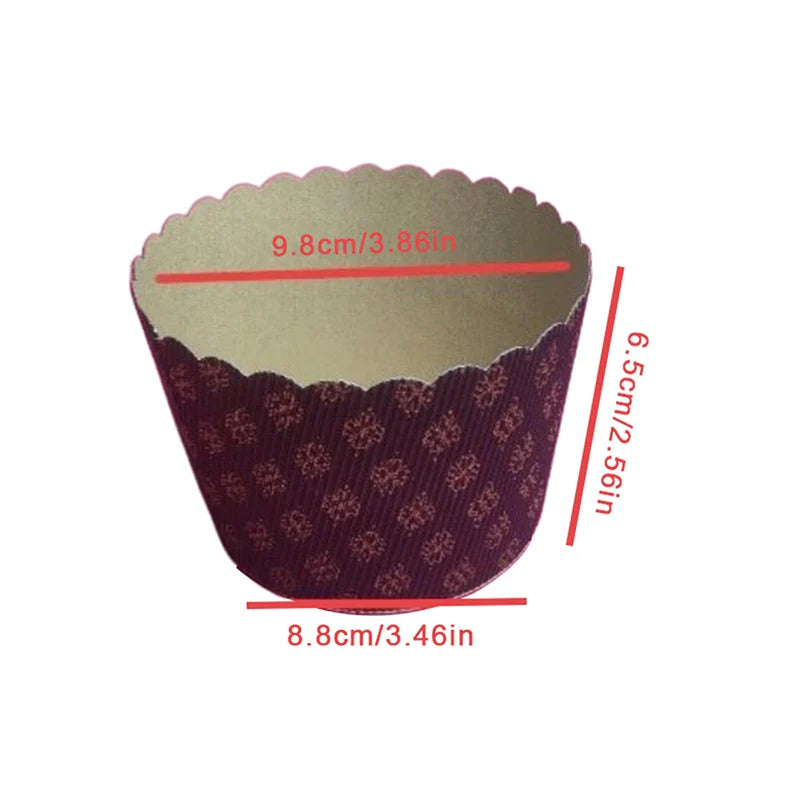 5pcs Paper Tray Dove Mold for Baking | Christmas Pastry Cake Packaging