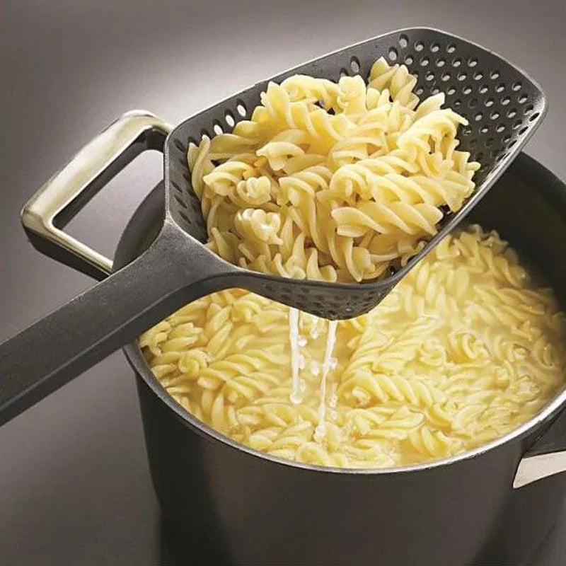 Kitchen Scoop Colander | Multi-Function Food Strainer and Drainer
