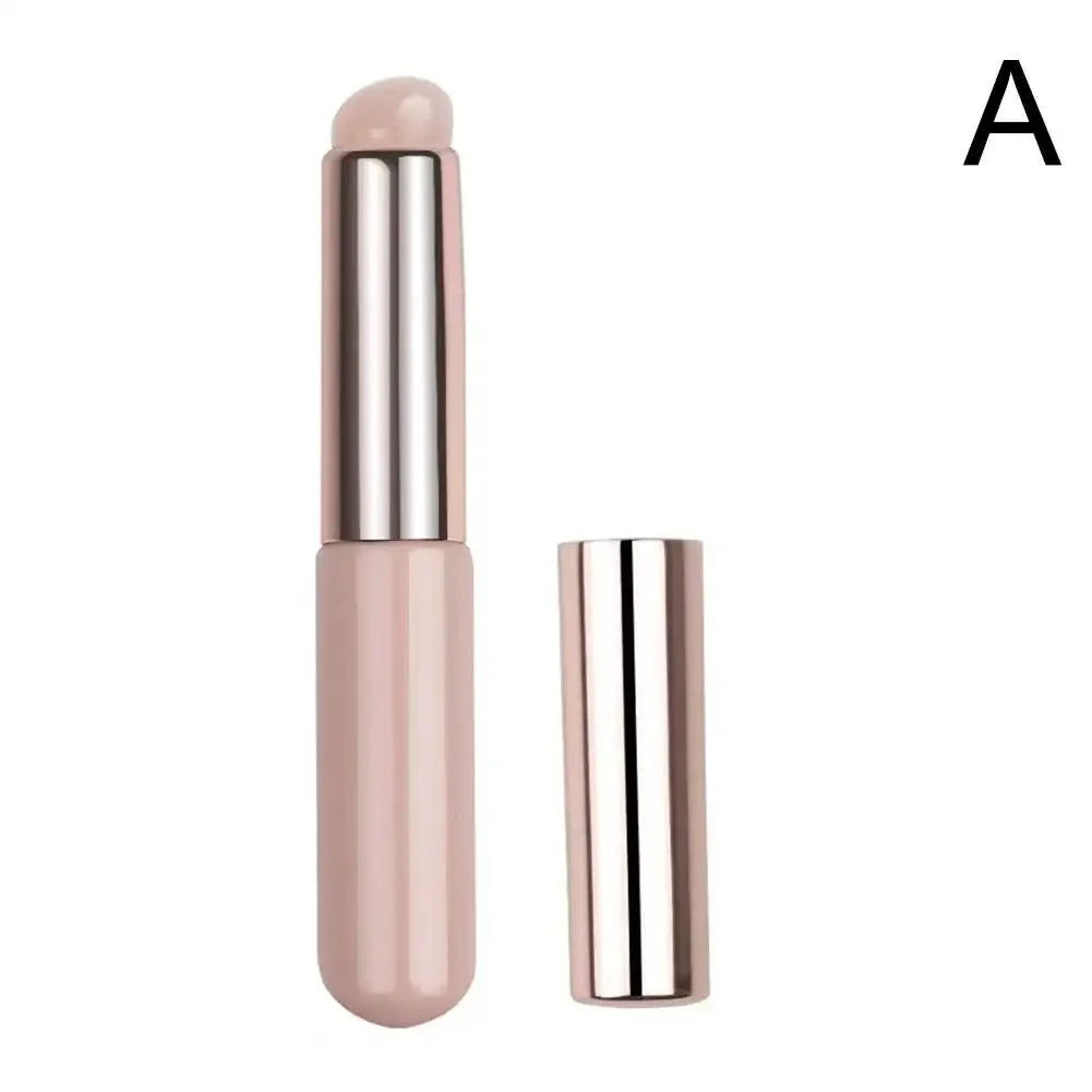 Silicone Lip Brush with Cover Cap | Soft Concealer Makeup Brush