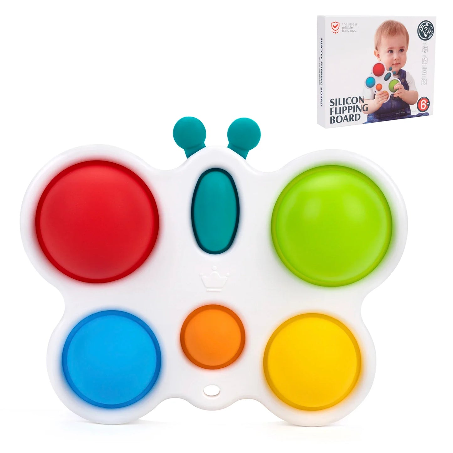 Juguetes de dedo para bebés, juguetes sensoriales Montessori coloridos para bebés, juguetes antiestrés, juguetes de entrenamiento intensivo de educación temprana.