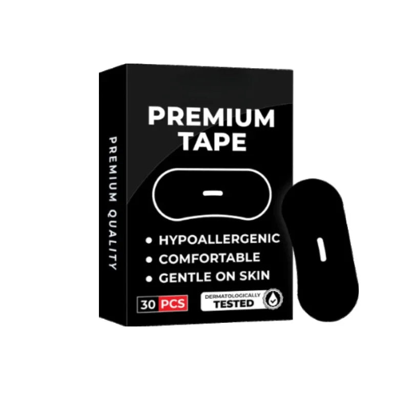 30 Anti-Snoring Mouth Tape Strips | Sleep Aid for Nasal Breathing and Dry Mouth Relief