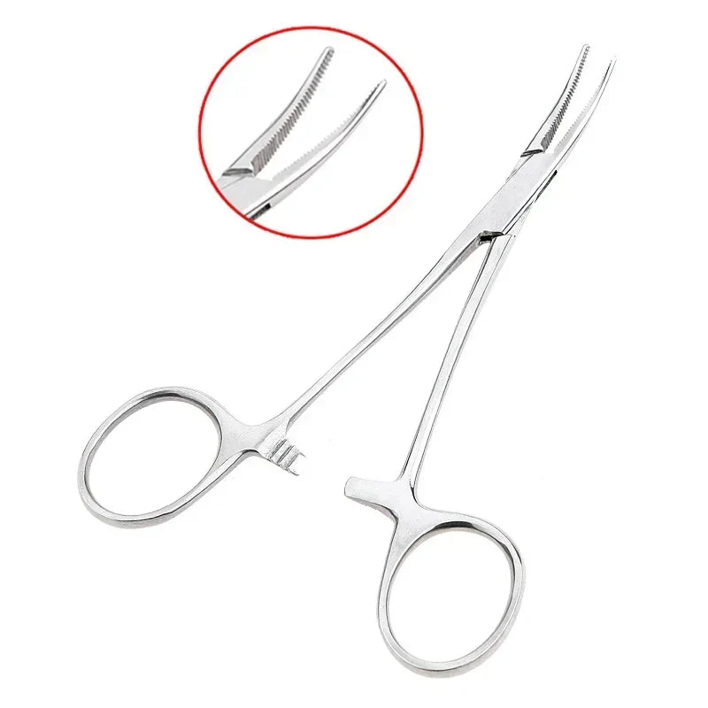 Multifunctional Hemostatic Forceps | Stainless Steel Surgical Clamp for Fishing, Arts & Crafts