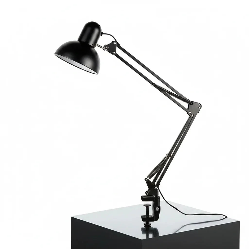 Flexible LED Desk Lamp Adjustable Metal Reading Light for Home Office Study Table