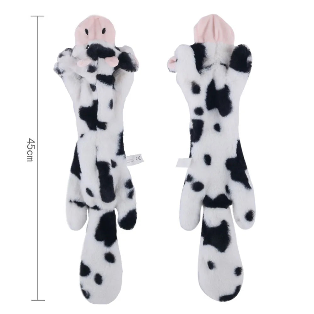 Soft Fleece Squeaky Dog Toy | Gentle Plush Toy for Small and Medium Dogs