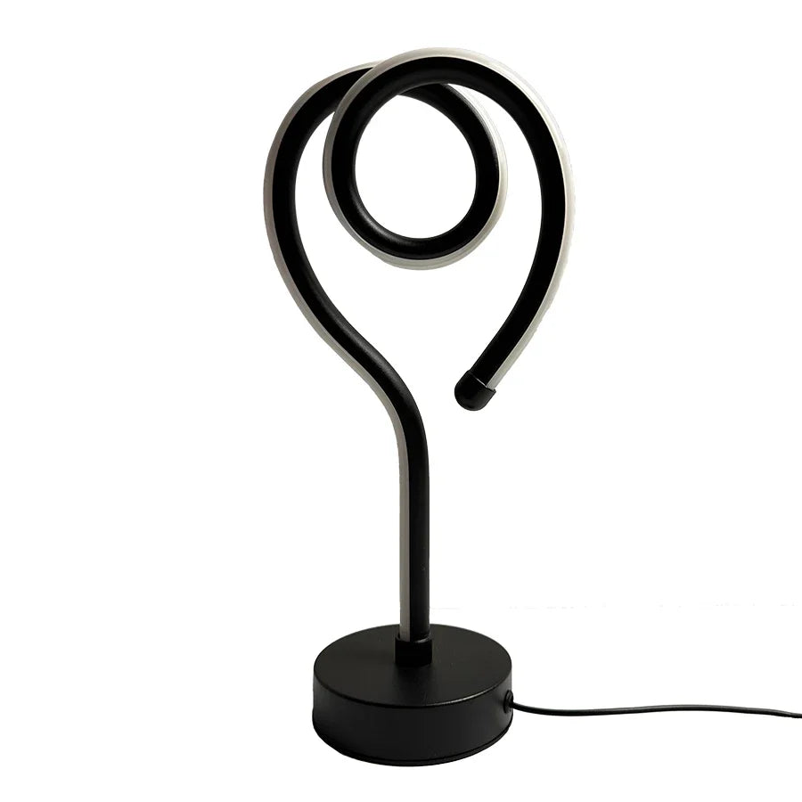 LED Water Ripple Nightlight USB Rechargeable RGB Table Lamp with Remote Control