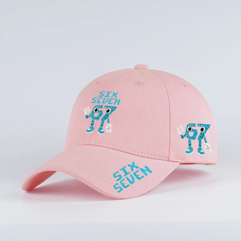 Retro '67 Cartoon Print Baseball Cap | Adjustable Unisex Streetwear