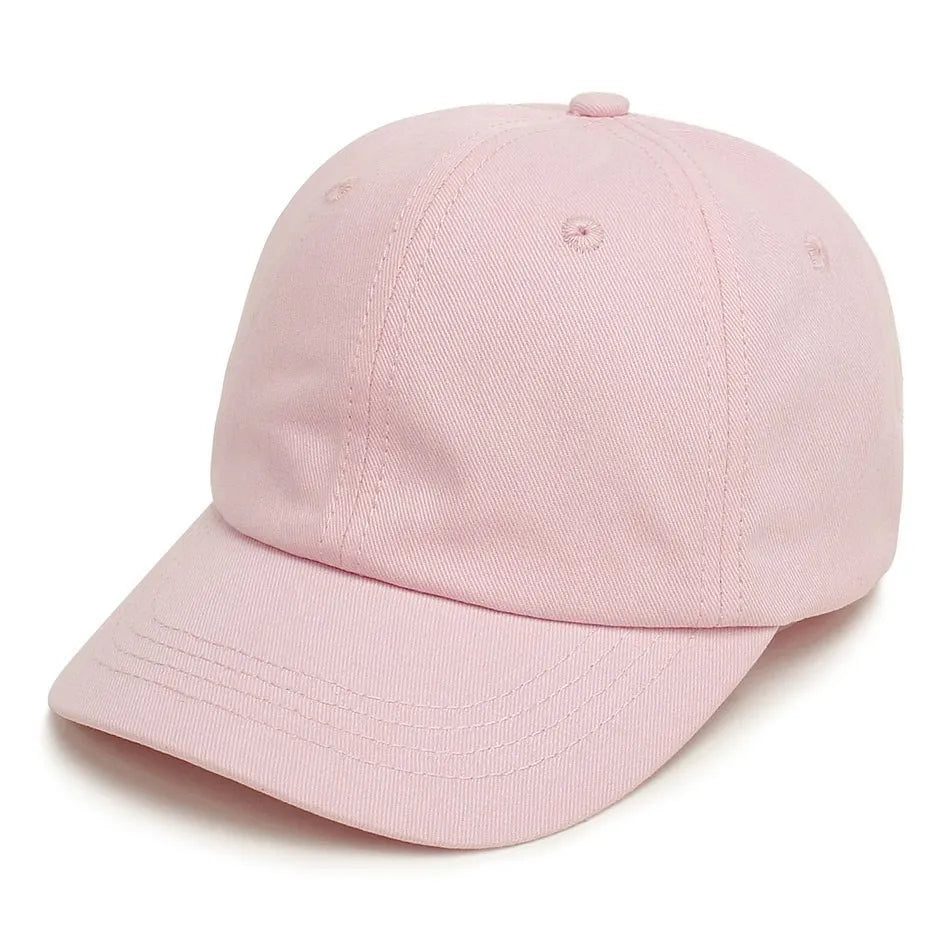 Baby Baseball Cap for Toddler | Low Profile Sun Hat with Adjustable Strap