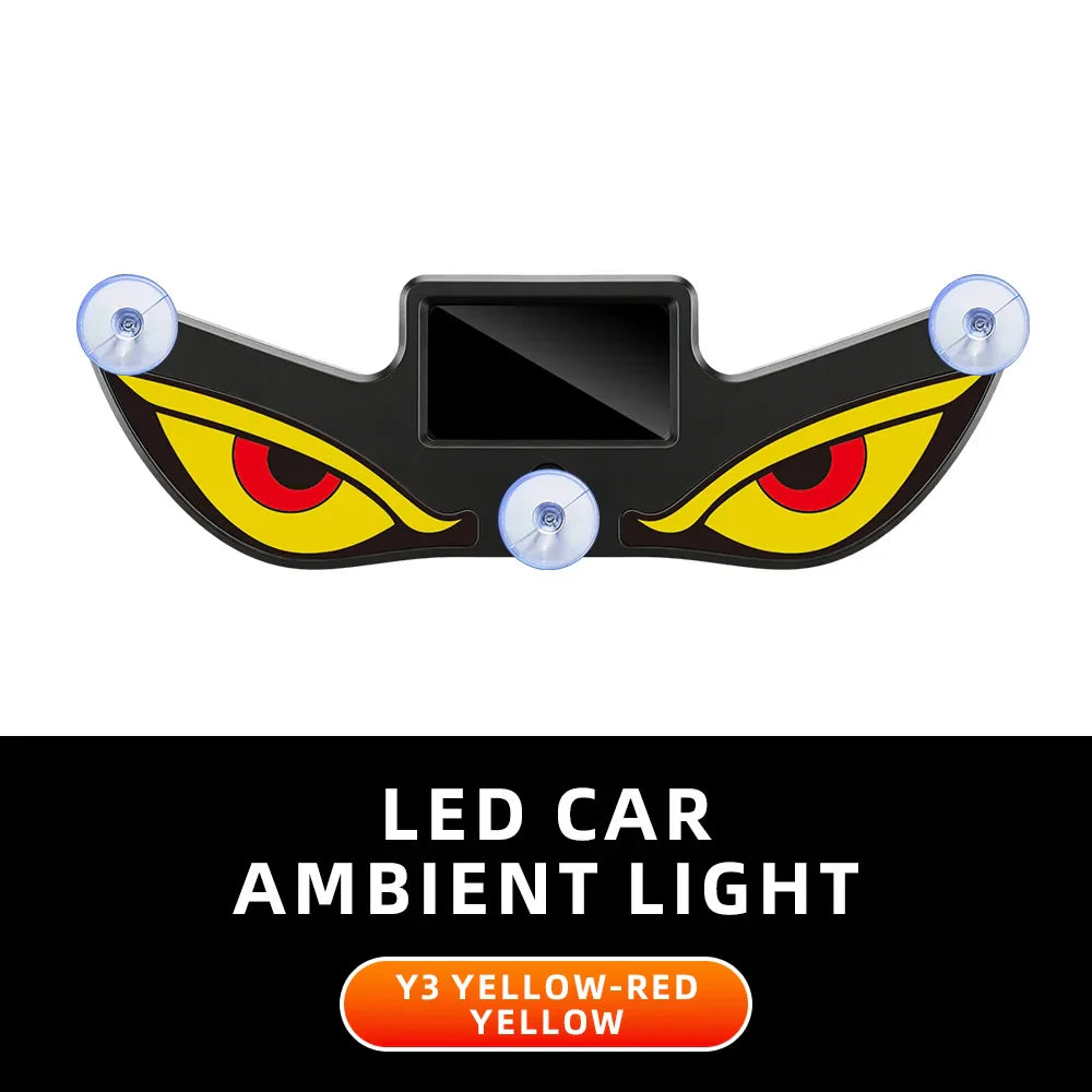Devil's Eye Car Window Light | Solar and USB-C Rechargeable Warning Lamp