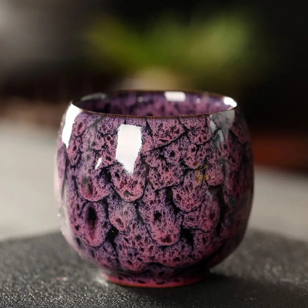 Tasse à Thé en Céramique Style Japonais, Tasse à Expresso Transformée au Four, Tasse à Thé Kung Fu en Porcelaine, Tasse à Café en Poterie, Boisson