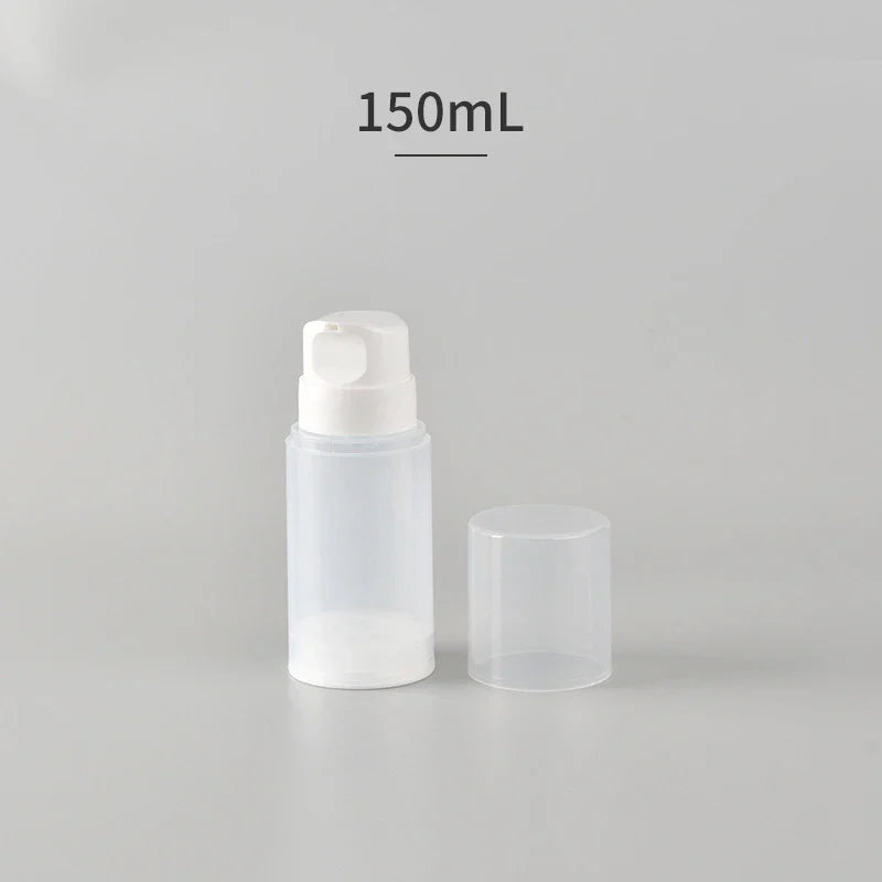 Travel Airless Pump Bottle Set | Leakproof Refillable Lotion Spray Bottles for Travel
