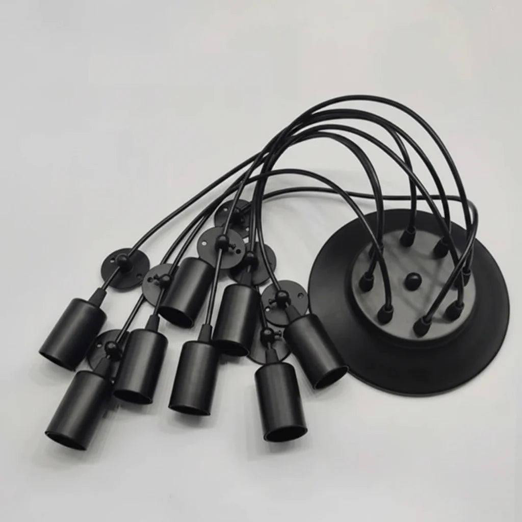 Spider Chandelier 8 Head E27 Pendant Light Vintage Industrial Ceiling Lamp
