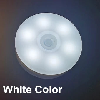 8LED Motion Sensor Night Light | USB Rechargeable Automatic Night Lamp for Bedroom