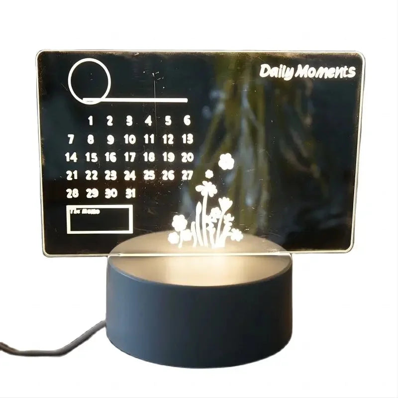 DIY Notepad LED Drawing Board | Glowing Acrylic Message Board with Pen