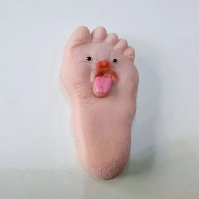 Funny Tongue Sticking Big Feet Squeeze Toys | Novel Soft Silicone Fidget Toy