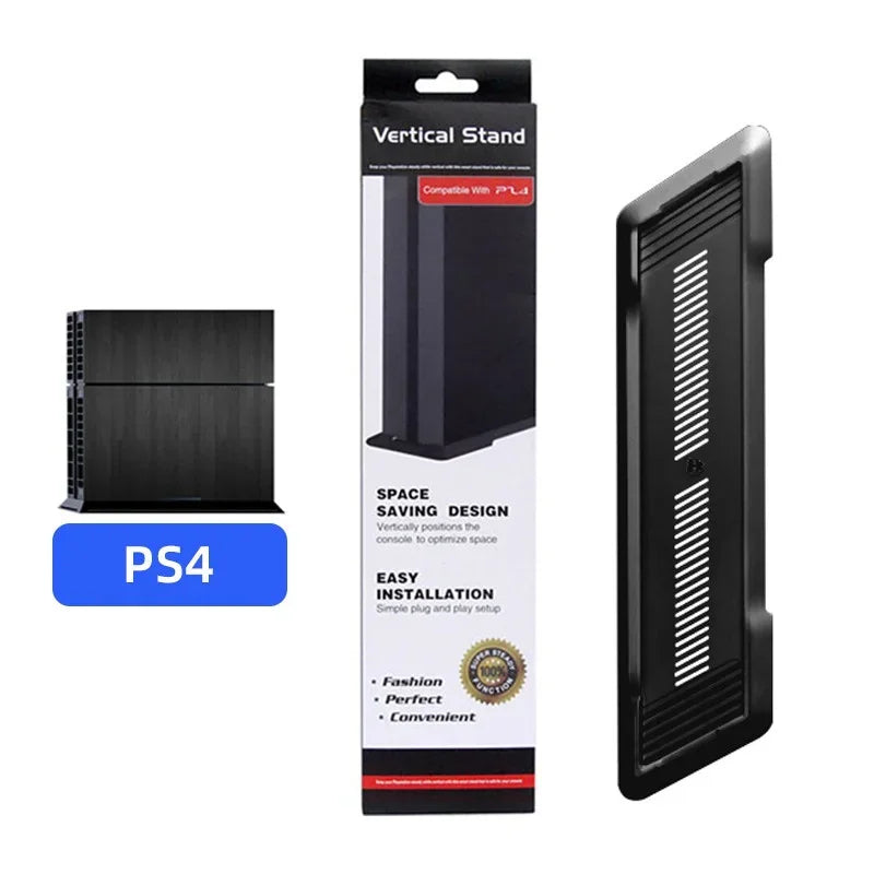 DATA FROG Vertical Stand for PS4 Fat Console | Anti-Slip Cooling Support Bracket