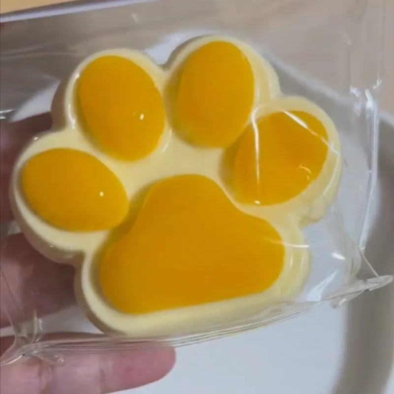 Squishy Cat Paw Stress Toy | Soft Jelly Fidget Toy for Anxiety Relief