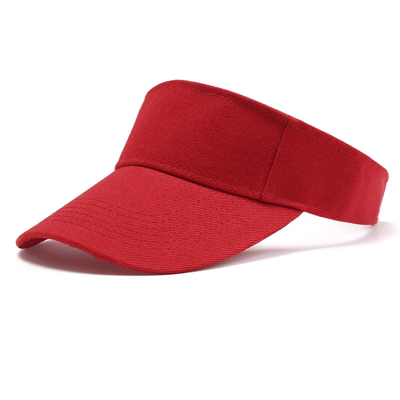 Unisex Outdoor Sports Hat | UV Protection Adjustable Visor Cap for Tennis Golf Running