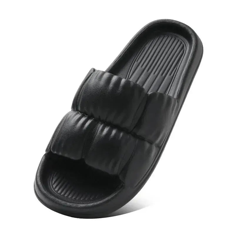 Women's Cloud Slippers with Soft Thick Sole | Non-Slip EVA Flip Flops for Indoor and Outdoor Use