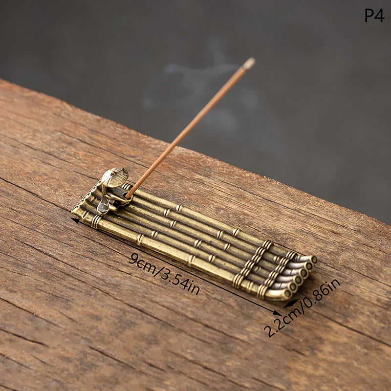 Traditional Japanese Incense Holder Old Men Fishing Boat Design | Aromatherapy Ornament for Home Decor