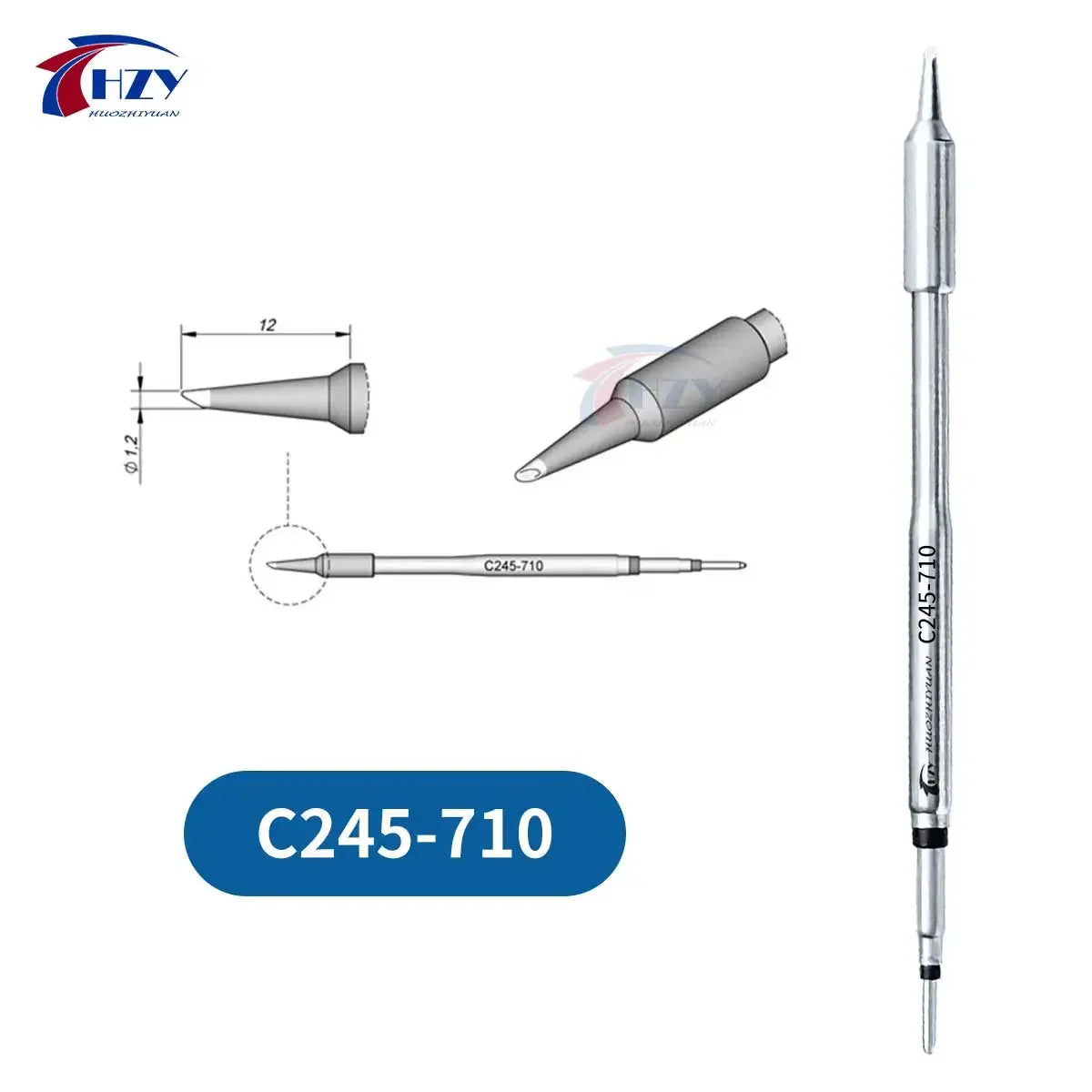 C245 Series Soldering Iron Tips | Universal T245 Handle Compatible Set for Phone Repair