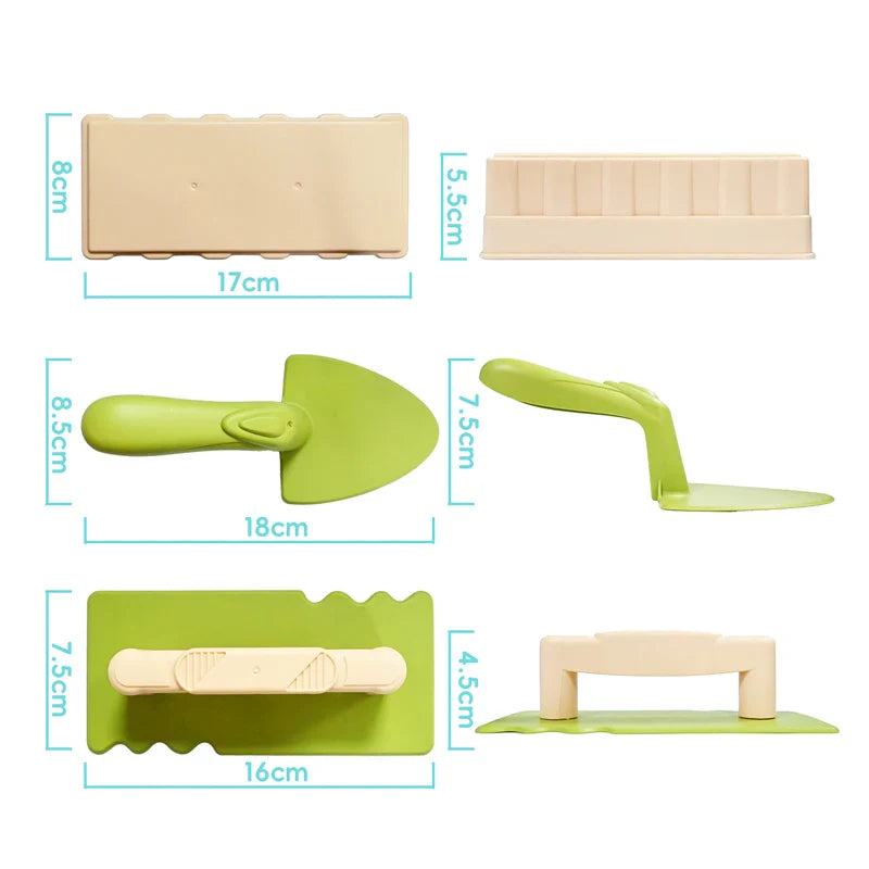 Children Beach Sand Toys Set | Castle Building Molds for Outdoor Snow and Sand Play