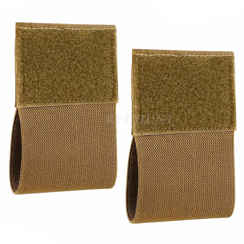 2pcs Elastic Tourniquet Holder with Hook and Loop | Tactical EDC Pouch for Vest Belt and Bag