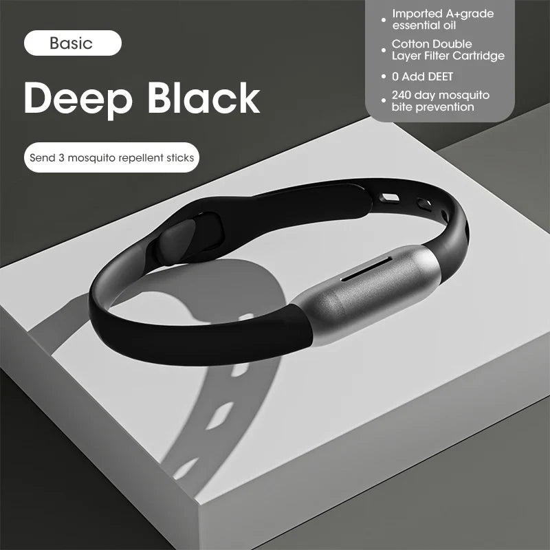 Natural Plant Mosquito Repellent Bracelet | Non-Toxic Outdoor Protection for Kids and Adults