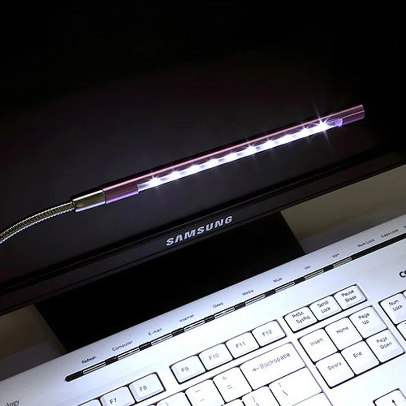5V LED Book Light Flexible Reading Lamp | Portable USB Desk Light for Bedroom Decor and PC Keyboard Lighting