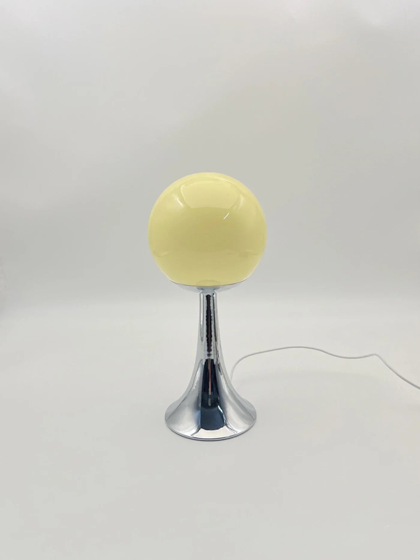 Glass Round Table Lamp Home Bedroom Desk Night Light Atmosphere Bedside Lamp