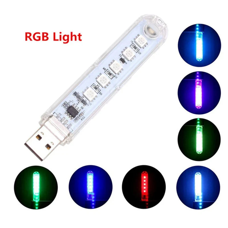 Mini USB LED Book Light | Ultra Bright Reading Lamp for Power Bank, PC, Laptop, Notebook