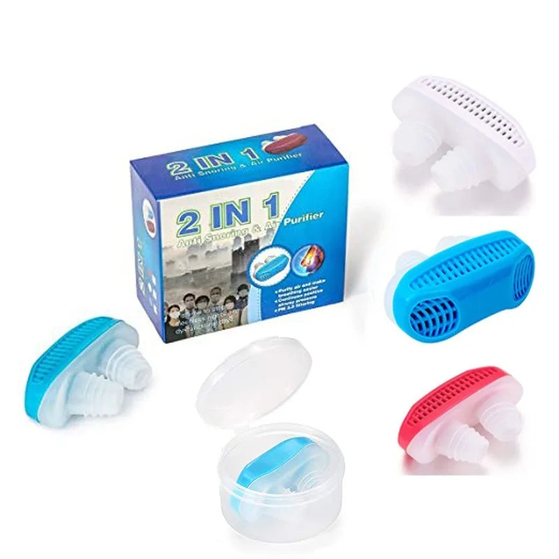 Anti Snoring Nasal Dilators | Silicone Nose Clip for Quiet Sleep