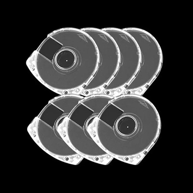 5 Clear Replacement Game Disc Cases | Transparent UMD Shells for PSP1000/2000/3000