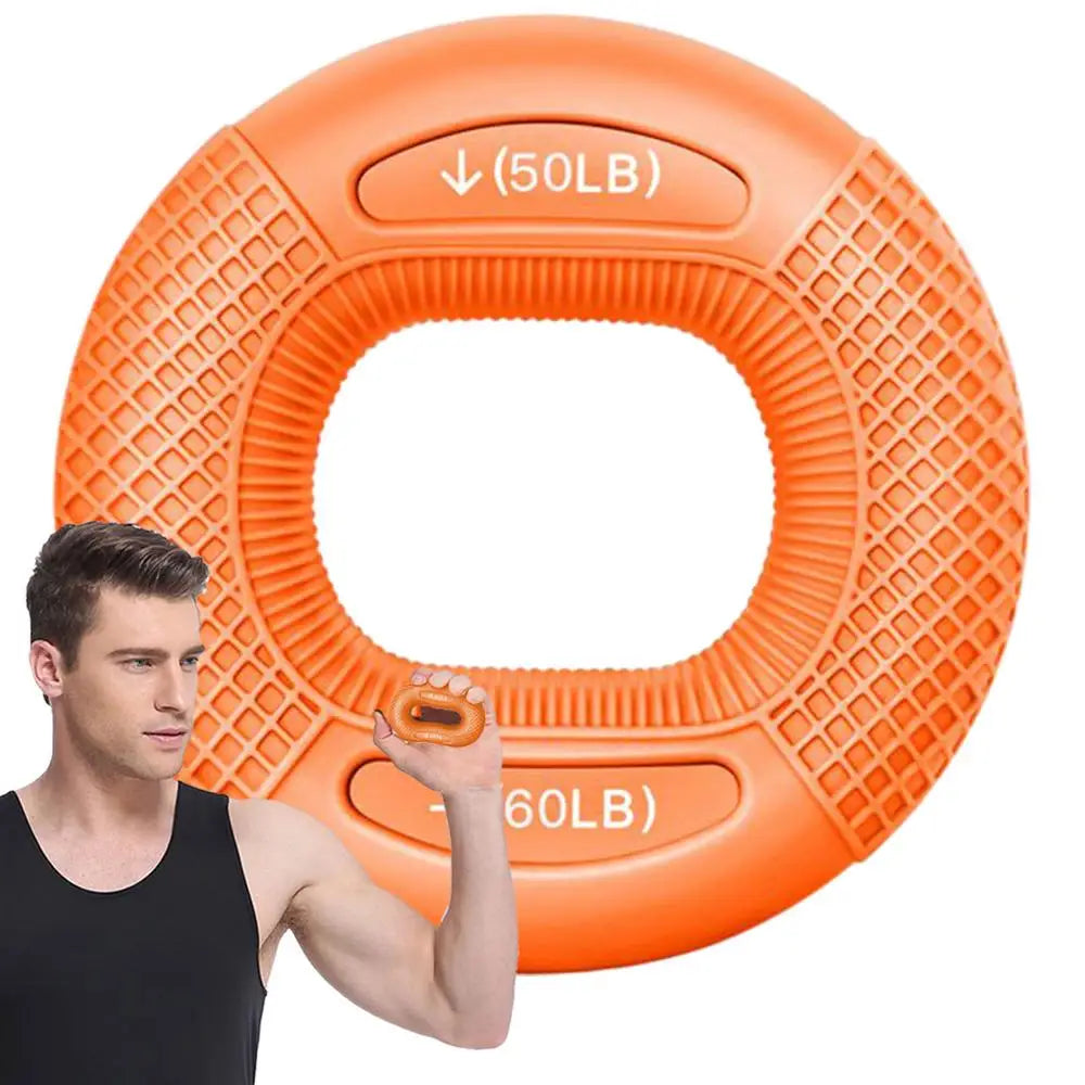 Silicone Finger Gripper Ring | Hand Muscle Strengthener for Grip Training and Wrist Recovery