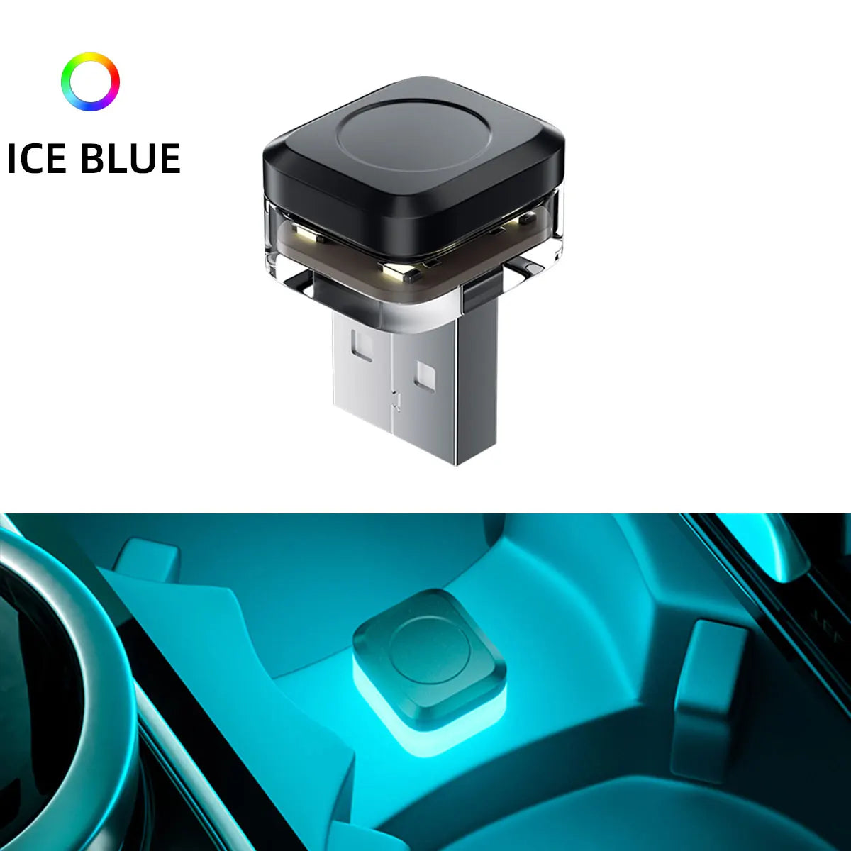 Mini USB LED Car Light | Interior Atmosphere and Emergency Lighting