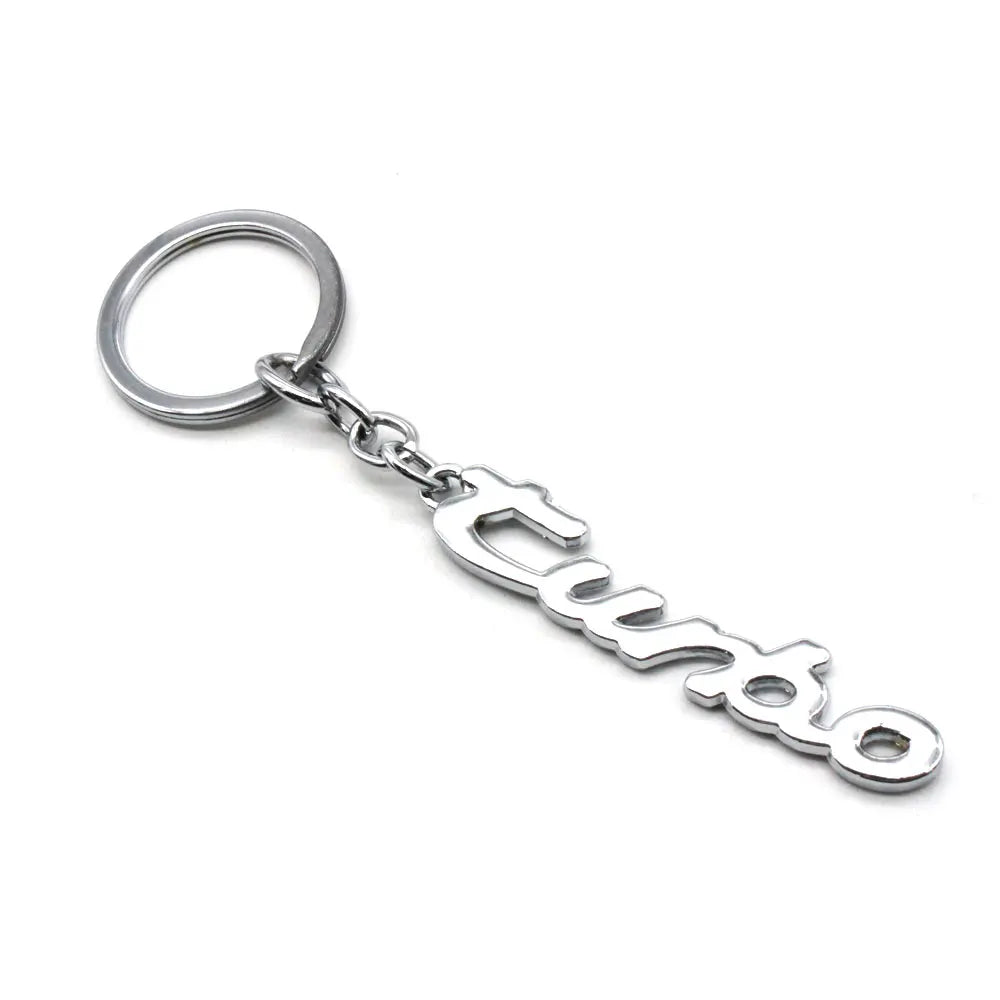 Metal Keychain for Car Keys | Turbo Style Gift for Men and Women