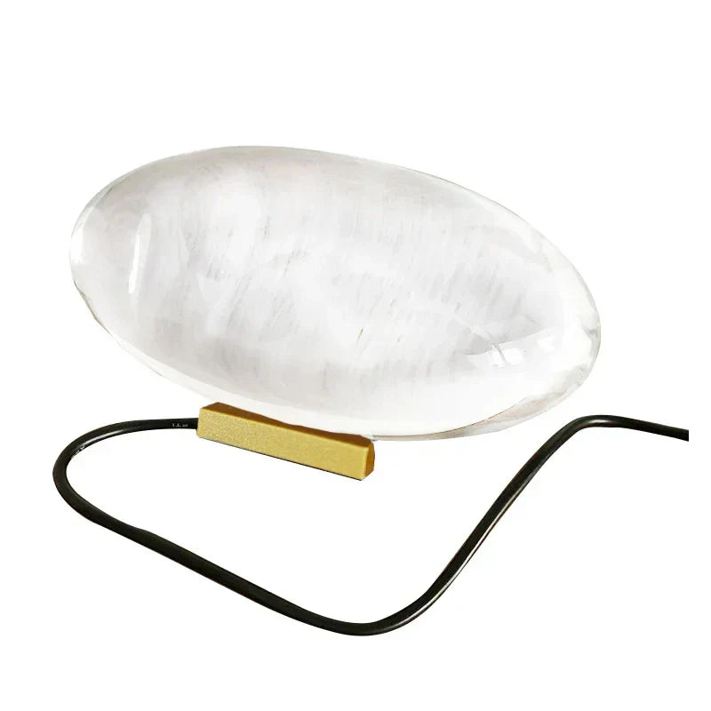 Lampe de table "Eye Of The Sky" - Designer italien - Lampes de table LED en cristal pour salon et chambre - Projecteur de lumière de nuit - Lampe de chevet
